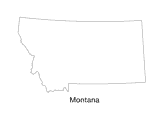Montana State Map
