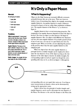It's Only a Paper Moon: Teacher's Guide