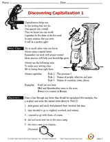 Discovering Capitalization 1