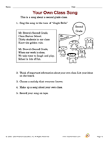 Your Own Class Song