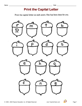 Print the Capital Letter