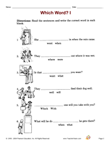 Which Word? I