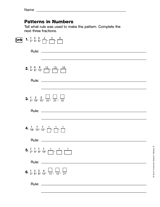 Patterns in Numbers: Fractions (Gr. 3)