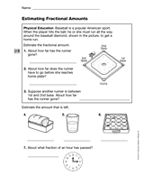 Estimating Fractional Amounts (Gr. 3)