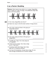 Four as a Factor: Doubling (Gr. 3)