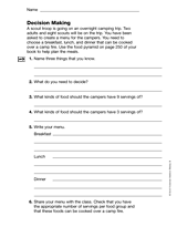 Multiplication Facts: Decision Making Skills (Gr. 3)