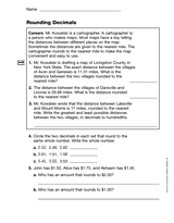 Rounding Decimals (Gr. 4)
