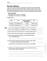 Multiplication and Division Facts: Decision Making Skills (Gr. 4)