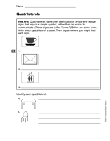 Quadrilaterals (Gr. 4)