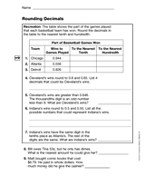 Rounding Decimals (Gr. 5)