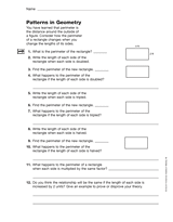 Measuring Perimeters: Patterns in Geometry (Gr. 6)