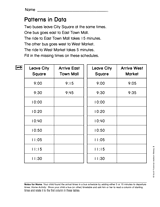Time: Patterns in Data (Gr. 2)