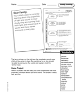 Light, Color, and Sound: Family Activity