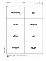 The Earth: Vocabulary 1