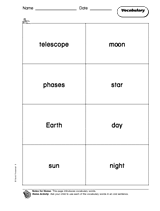The Sky: Vocabulary