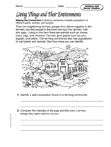 Science and Social Studies: Living Things and Their Environments