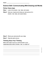 Science Skill: Communicating with Drawings and Words