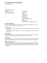 Investigate Activity: Investigating Decomposition