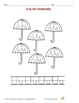 U Is for Umbrella