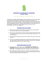 Friendship According to Humphrey Teacher's Guide