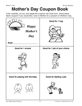 Mother's Day Coupon Book