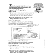 Kindergarten Open House