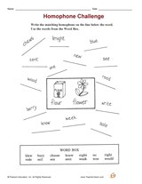Homonym Challenge