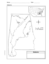 Map of Alabama