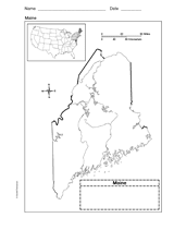 Map of Maine