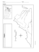 Map of Virginia