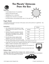 How Distant Are the Planets from the Sun?