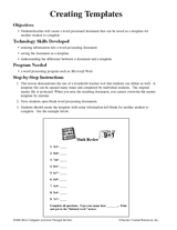 Creating Templates
