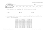Math Warm-Up 11 for Gr. 1 & 2: Numbers and Numeration