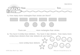 Math Warm-Up 74 for Gr. 1 & 2: Operations
