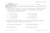 Math Warm-Up 42 for Gr. 1 & 2: Numbers and Numeration
