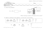 Math Warm-Up 230 for Gr. 1 & 2: Algebra, Patterns & Functions
