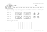 Math Warm-Up 7 for Gr. 3 & 4: Numbers and Numeration
