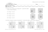 Math Warm-Up 146 for Gr. 3 & 4: Measurement & Geometry