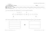 Math Warm-Up 29 for Gr. 3 & 4: Numbers and Numeration