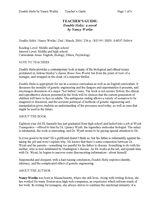 Double Helix Teacher's Guide