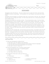 Nonfiction Reading Warm-Up: Sacagawea Biography