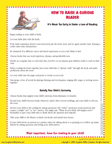 How to Raise a Curious Reader — Literacy Tip Sheet