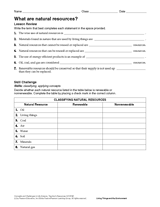 What Are Natural Resources?