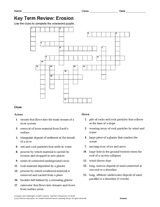 Key Term Review: Erosion