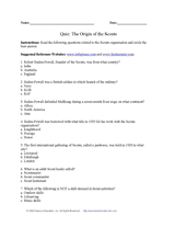 Scout Troop Quiz