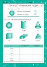 Sorting 3-Dimensional Shapes I