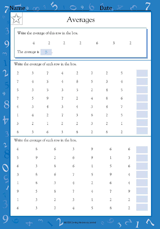 Averages (Grade 4)