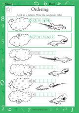 Ordering Numbers 0-60
