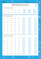 Identifying Increasing & Decreasing Number Patterns II