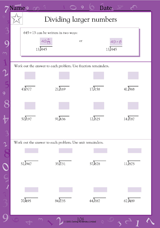 Dividing by Larger Numbers II